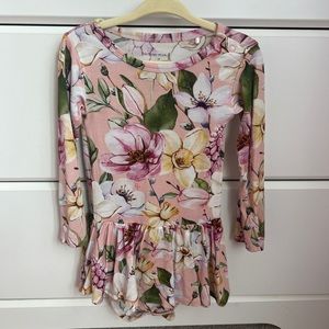 2T Posh Peanut twirl bodysuit